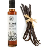 Syropy i koncentraty owocowe - Syrop waniliowy z laską wanilii naturalny 250 ml - miniaturka - grafika 1