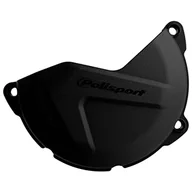 Części motocyklowe - POLISPORT 8458400001 - Odporna na uderzenia osłona obudowy sprzęgła z poliamidu kompatybilna z motocyklami Yamaha w kolorze czarnym - miniaturka - grafika 1