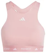 Biustonosze - adidas Damski biustonosz treningowy Powerimpact Medum Support Techfit z wysokim dekoltem, S A-B - miniaturka - grafika 1