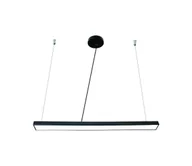 Lampy sufitowe - LED Żyrandol na lince LED/32W/230V 4000K śr. 120 cm czarny - miniaturka - grafika 1