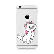 Etui i futerały do telefonów - ERT GROUP etui na telefon Apple Iphone 6/6S, case oryginalny i oficjalnie licencjonowany przez Disney, wzór Marie 007, optymalnie dopasowane, plecki z TPU częściowo przeźroczyste - miniaturka - grafika 1
