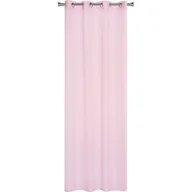 Firany - Firana z kółkami SOFIA 140 x 260 cm pudrowy róż - miniaturka - grafika 1