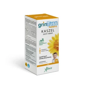GrinTuss Pediatric Kaszel suchy i mokry, 180 g - Przeziębienie i grypa - miniaturka - grafika 1