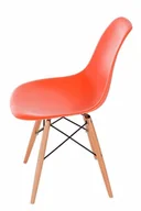Krzesła - D2 P016W PP Krzesło inspirowane DSW 46x40x81 cm, pomarańczowe 24264  - miniaturka - grafika 1