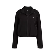 Kurtki damskie - FILA Damska kurtka sportowa Rovereto Cropped, czarny, XL - miniaturka - grafika 1