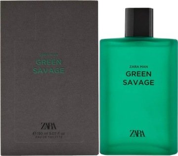 Perfumy Męskie Zara Green Savage 150ml Edt perfumy męskie kartonik