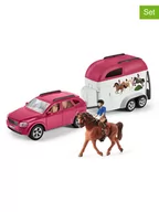 Zabawki kreatywne - Schleich 100-częściowy zestaw "SUV with trailor" - 5+ - miniaturka - grafika 1