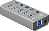 Huby USB - HUB USB Delock 5x USB-A 3.2 Gen1 63262 - miniaturka - grafika 1