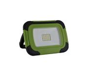 Latarki - LED Naświetlacz akumulatorowy SAMSUNG CHIP LED/10W/3,7V IP44 4000K zielony - miniaturka - grafika 1