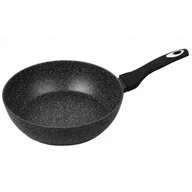 Patelnie - Patelnia marmurkowa średnia 26cm Krisberg powłoka nieprzywierająca indukcja - miniaturka - grafika 1