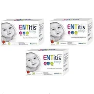 Przeziębienie i grypa - Entitis Baby, Zestaw saszetek dla dzieci na odporność, 3x30 sasz. - miniaturka - grafika 1