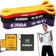 Gumy, taśmy, ekspandery - Zestaw 4 Gum Do Ćwiczeń Power Band Gumy Oporowe - miniaturka - grafika 1