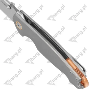 Nóż składany Viper Katla Gray Titanium, Stonewashed M390 by Jesper Voxnæs (V5982TI) - Noże - miniaturka - grafika 4
