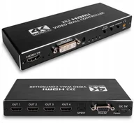 Kable - KONTORLER ŚCIANY VIDEO WALL HDMI 2X2 ROZGAŁĘŹNIK - miniaturka - grafika 1