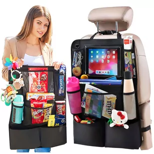 2x Organizer samochodowy do auta na fotel tył oparcie siedzenie samochodu ochraniacz Alogy na tablet Czarny - Części i akcesoria do laptopów - miniaturka - grafika 10