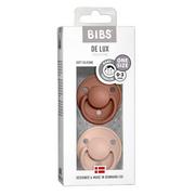 Smoczki uspokajające - BIBS de Lux One Size 2 - Pack Woodchuck & Blush Smoczek Uspokajający Silikonowy - miniaturka - grafika 1