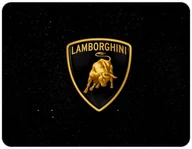 Podkładki pod mysz - PODKŁADKA POD MYSZKĘ LAMBORGHINI Z IMIENIEM 23x19CM DO LAPTOPA - miniaturka - grafika 1