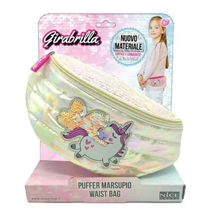 Torebka nerka Girabrilla biała Nice - Akcesoria i dodatki do ubrań dla dzieci - miniaturka - grafika 1
