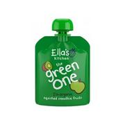 Koncentraty warzywne, przeciery - Ella'S Kitchen Bio Green One Kiwi Z Jabłkiem, 90G - miniaturka - grafika 1