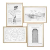 Ramki na zdjęcia - Ramka na 4 zdjęcia Moly biała - miniaturka - grafika 1