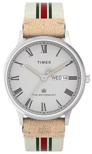 Zegarek Zegarek Timex TW2V73700 Waterbury Classic 40mm Mixed Material Strap - Zegarki męskie - miniaturka - grafika 1