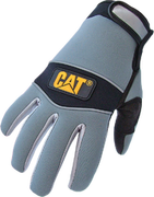 Rękawice robocze - CAT Rękawice Synthetic Leather Pad Neoprene Back xl - miniaturka - grafika 1