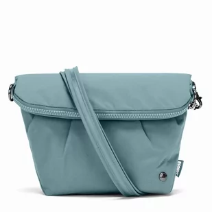 Torebka damska antykradzieżowa Pacsafe Citysafe CX Convertible Crossbody Econyl Fresh Mint miętowy - Torby podróżne - miniaturka - grafika 1