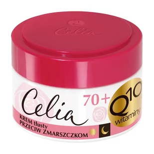 Celia Q10 przeciwzmarszczkowy krem tłusty 70+ z kolagenem 50ml - Kremy do twarzy - miniaturka - grafika 1