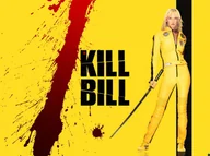 Podkładki pod mysz - PODKŁADKA POD MYSZ Z Nadrukiem 22x18 cm KILL BILL Uma Thurman Tekst Prezent - miniaturka - grafika 1