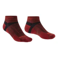 Skarpetki damskie - Męskie skarpety do biegania Bridgedale Ultralight T2 Merino Sport Low red - 44-47 - miniaturka - grafika 1