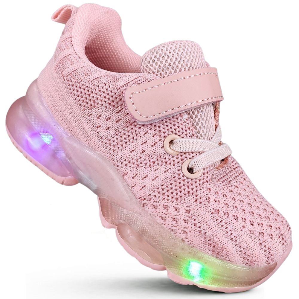 Buty Dziecięce Sportowe Lewis Migające Różowe 25