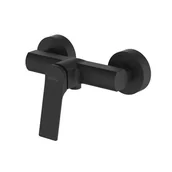 Baterie wannowe i prysznicowe - Invena Neri bateria prysznicowa ścienna czarna BN-01-004 BN-01-004 - miniaturka - grafika 1