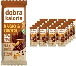 Dobra Kaloria baton kakao orzech bez dodatku cukru fit błonnik owoce 20szt - Batoniki - miniaturka - grafika 1