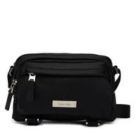 Torby męskie - Saszetka Calvin Klein Sleek Utility Camera Bag LV04D3339G Czarny - miniaturka - grafika 1