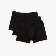 Majtki męskie - Męskie Bokserki LACOSTE UNDERWEAR TRUNK 5H3407.031 – Czarny - miniaturka - grafika 1