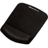 Podkładki pod mysz - Podkładka pod mysz i nadgarstek FELLOWES plush touch czarna -9252003- - miniaturka - grafika 1