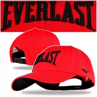 Czapki męskie - Everlast Czapka z Daszkiem Baseball Red Bawełniana Regulowana - miniaturka - grafika 1