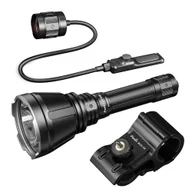 Latarki - Fenix - Latarka LED HT18R z akumulatorem 5000 mAh - Zestaw - 2800 lm - Czarna - HT18R+ALG-18+AER-05 - miniaturka - grafika 1