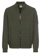 Bluzy męskie - Camel Active Bluza w kolorze ciemnozielonym - miniaturka - grafika 1