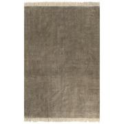 Dywany - vidaXL Dywan typu kilim, bawełna, 120 x 180 cm, taupe - miniaturka - grafika 1