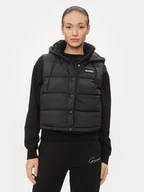 Kamizelki damskie - Guess Bezrękawnik Breana V4RL02 WFYE2 Czarny Regular Fit - miniaturka - grafika 1