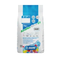 Kleje i inne preparaty budowlane - Zaprawa klejowa Keraflex Extra S1 szary 5 KG Mapei 8022452245855 - miniaturka - grafika 1
