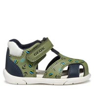 Buty dla chłopców - Sandały Geox B Sandal Zapito B556EC 05404 CE3F4 Zielony - miniaturka - grafika 1