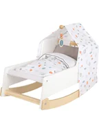 Akcesoria dla lalek - Small foot Kołyska dla lalek "Little Button" - 3+ - miniaturka - grafika 1