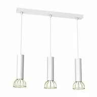 Lampy sufitowe - Milagro Lampa wisząca DANTE White/Gold 3xGU10 MLP7255 - miniaturka - grafika 1