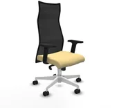 Fotele i krzesła biurowe - Krzesło Biurowe Piqueras y Crespo B2D026N Krem - miniaturka - grafika 1