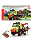 Pociągi dla dzieci - Dickie Transporter drewna "Unimog U530" - 3+ - miniaturka - grafika 1