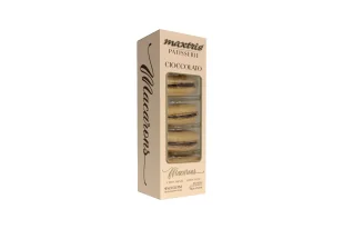 5 szt. Macarons Tortora o smaku kakao - włoskie słodycze - Ciastka - miniaturka - grafika 1