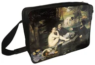 Torby szkolne - Torba na ramię Śniadanie na trawie Édouard Manet - miniaturka - grafika 1