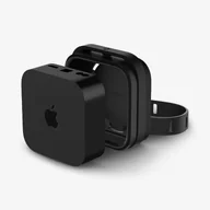 Uchwyty samochodowe do telefonów - Spigen Apple TV 4K Silicone Fit Mount Uchwyt pasywny Cyfrowy odtwarzacz multimedialny Czarny - miniaturka - grafika 1